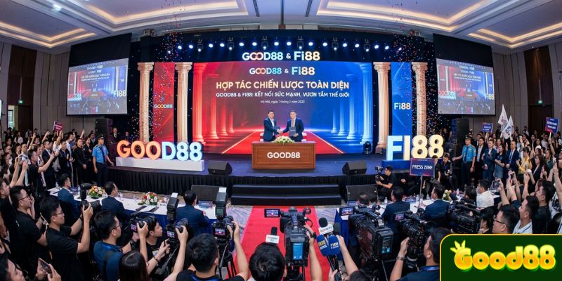 GOOD88 Hợp Tác Với FI88 - Sự Kết Hợp Đột Phá Ngành Cá Cược 2026 - POVIP