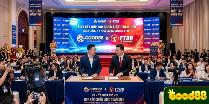 GOOD88 Hợp Tác TT88 - Sự Kết Hợp Đột Phá Ngành Cá Cược 2026 - POVIP
